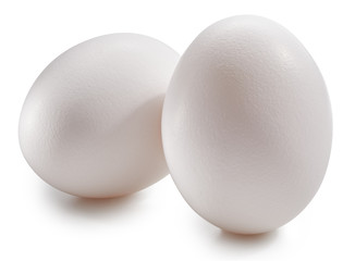 With egg isolated on white