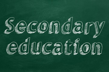 Obraz premium Secondary education