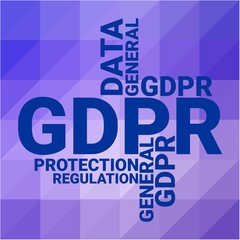 General Data Protection Regulation. GDPR concept, vector illustration.