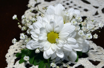 
Wedding bouquets and wedding rings, wedding boutonnieres