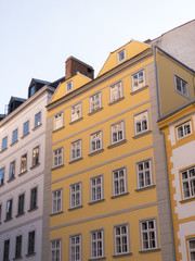 Fototapeta na wymiar Colorful houses in Vienna