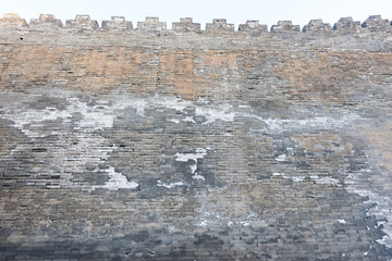 The ancient wall of the Forbidden City