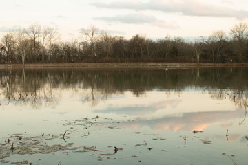 calm water on the lake