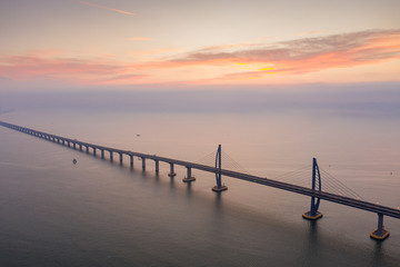 Obraz premium Hong Kong-Zhuhai-Macao Bridge
