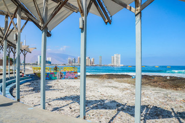 Iquique beach in Chile