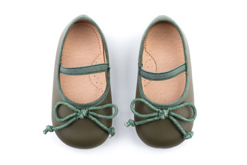 Baby Child Shoes On White