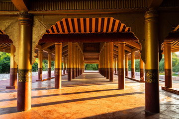 The Mandalay Palace located in Mandalay, Myanmar is the last royal palace of the last Burmese...