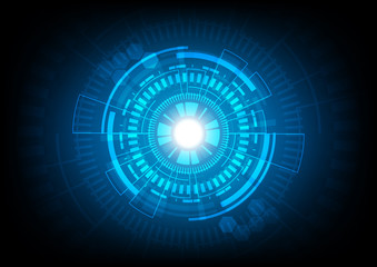 abstract future technology concept background.vector and illustration