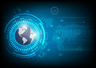 World abstract technology