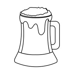 beer jar isolated icon