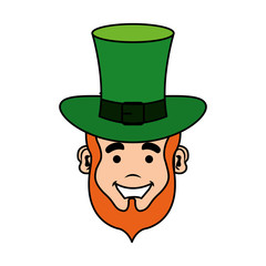leprechaun head saint patrick character