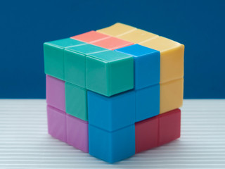 Obraz premium colorful cubes 