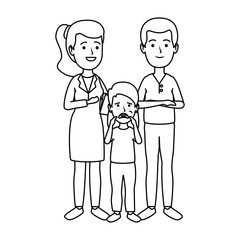 young dentists couple with patient