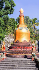Fototapeta na wymiar Brahma Vihara Arama, Buddhist Temple .Brahmavihara-Arama also known as Vihara Buddha Banjar due to its location in the Banjar District of Buleleng is a buddhist Temple Monastery. Bali Indonesia.