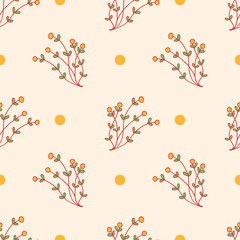 spring floral seamless pattern illustration vector