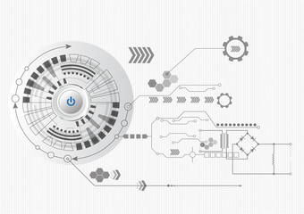 Abstract technology business vector background