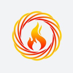 Circle Fire vector