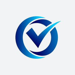 Tick Mark Letter O
