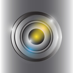 front of camera lens vector.