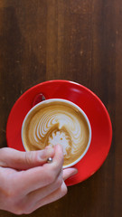 ラテアート　コーヒー