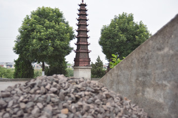 pagoda near buddha temple