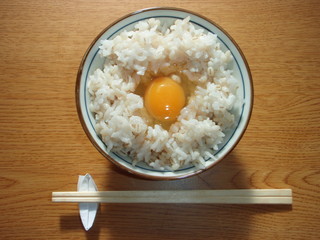 いただきます ～ 卵かけ麦ごはん