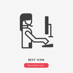 support service worker icon vector symbol