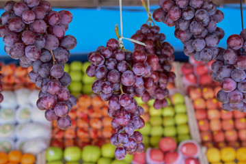 grapes and fruits