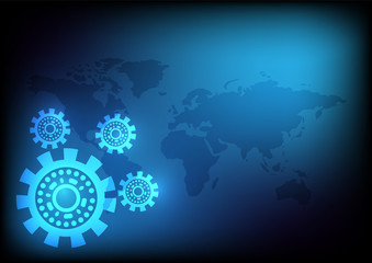 Cog wheel background