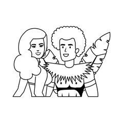 brazilian dancers couple characters