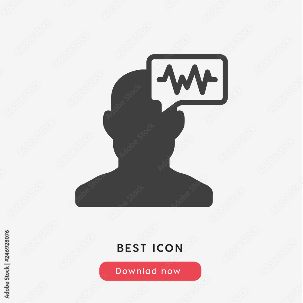 Poster sound scan icon vector symbol