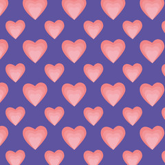 hearts love pattern background