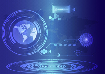 abstract future technology concept background.