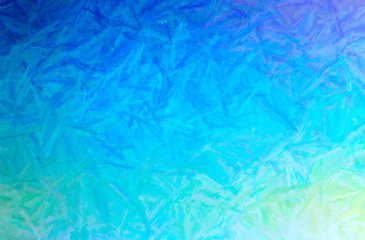 Illustration of abstract Blue And Green Long Brush Strokes Pastel Horizontal background.
