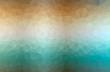 Fototapeta premium Illustration of abstract Orange horizontal low poly background. Beautiful polygon design pattern.