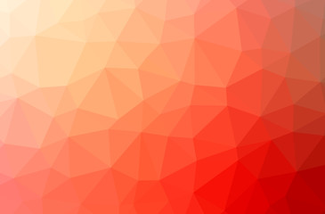 Fototapeta na wymiar Illustration of abstract Red horizontal low poly background. Beautiful polygon design pattern.