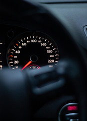 dashboard of a car