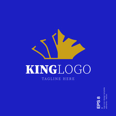 Crown logo icon design template elements 