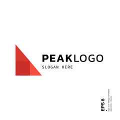 Peak logo icon design template elements 