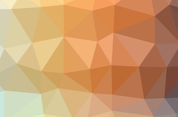 Obraz premium Illustration of abstract Orange horizontal low poly background. Beautiful polygon design pattern.