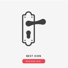 door handle icon vector