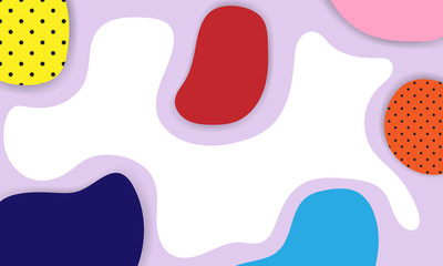 Fluid color covers set. Colorful bubble shapes with gradients. Trendy design. Eps10 vector. - Vector