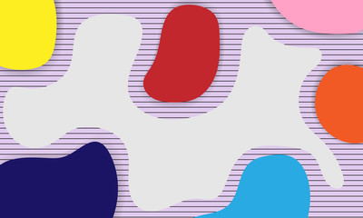 Fluid color covers set. Colorful bubble shapes with gradients. Trendy design. Eps10 vector. - Vector