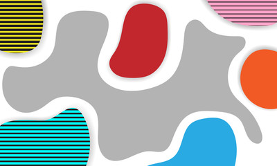 Fluid color covers set. Colorful bubble shapes with gradients. Trendy design. Eps10 vector. - Vector