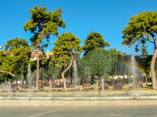 Obraz premium Fountains in Antalya, Turkey