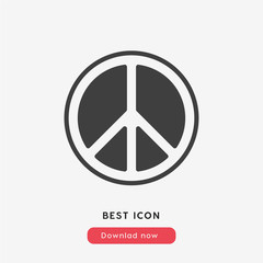 peace icon vector