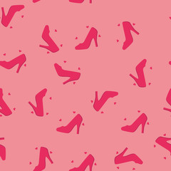 Seamless pattern for Women's Day. Vector