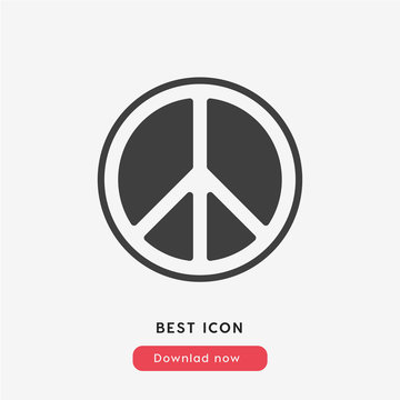 peace icon vector