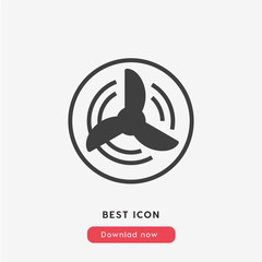 ventilator icon vector