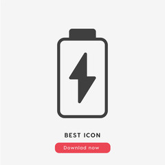 energy battery icon vector